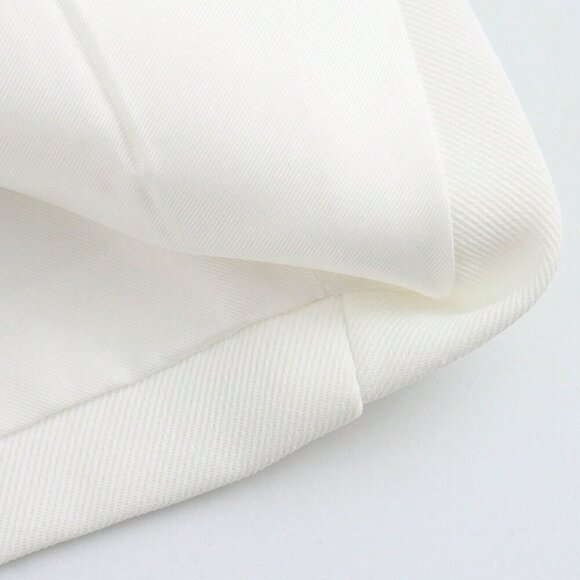 White Elegant Women's European And American Style Casual Slim Fit Sleeveless Tan - Picture 8 of 8